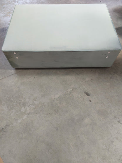 John Lewis Pocket Sprung 2 Drawer Divan Base, Double, Deep Velvet Eau De Nil