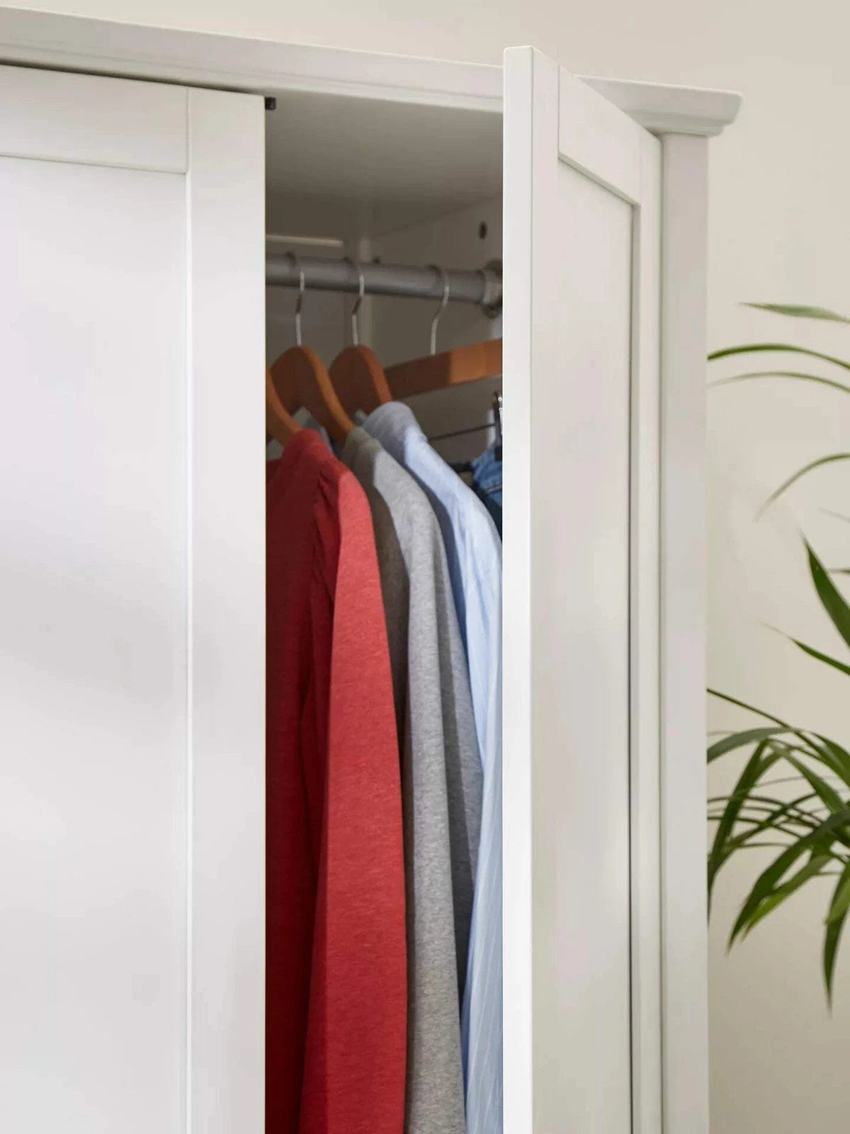 John Lewis Wilton Narrow 2 Door Wardrobe White