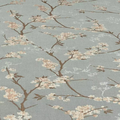 John Lewis Blossom Fabric, Duck Egg 2.2m