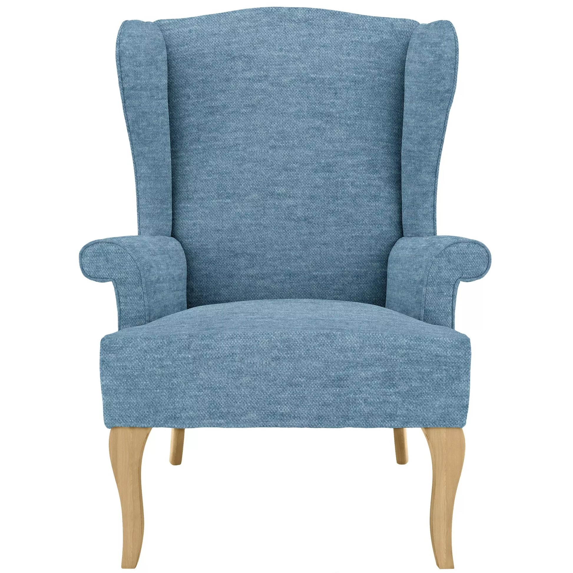 John Lewis Shaftesbury Armchair Aquaclean Titan Blue Parker Knoll