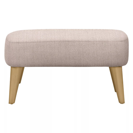John Lewis Bergen II Footstool in AquaClean Taupe