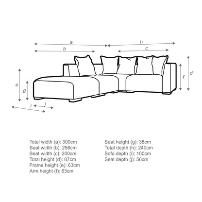 John Lewis Tokyo Grand 5+ Seater LHF Large Corner Aquaclean Connie Natural
